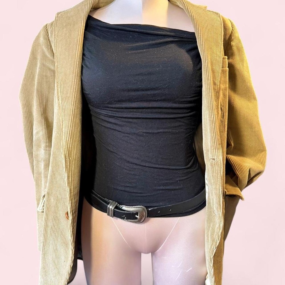 Vintage tan corduroy blazer by Henleys